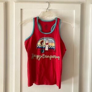 Buc-ee’s Happy Camper Red Women’s Tank Top